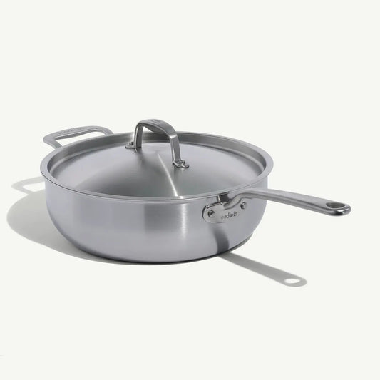 Stainless Clad Saucier 5 Qt by Made In
