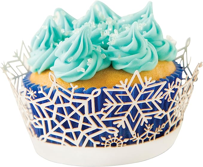 Snowflake Cupcake wraps