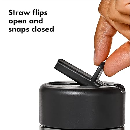 OXO Strive Wide Mouth Water Bottle w/Straw 20 oz