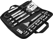 Load image into Gallery viewer, BBQ Tool Set with Carrying Case, 18 Piece
