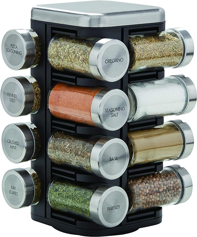 16 Jar Plaza Spice Rack