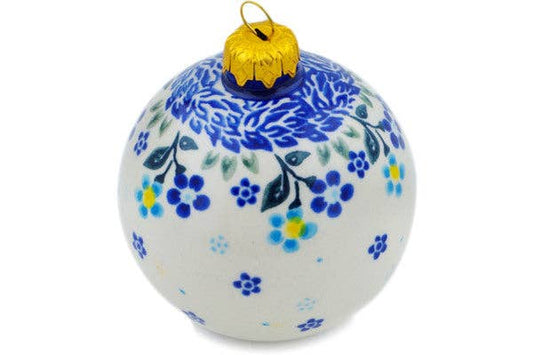 Christmas Ball Ornament 4" Bluems Theme