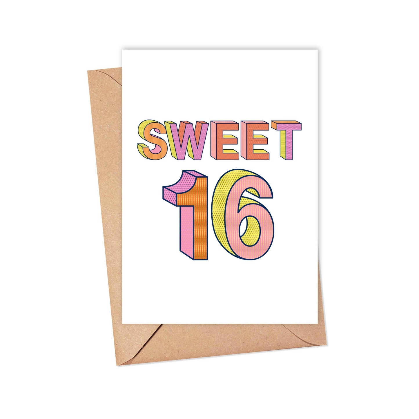 16th Birthday Card Sweet 16 Funny Milestone Greeting Cards