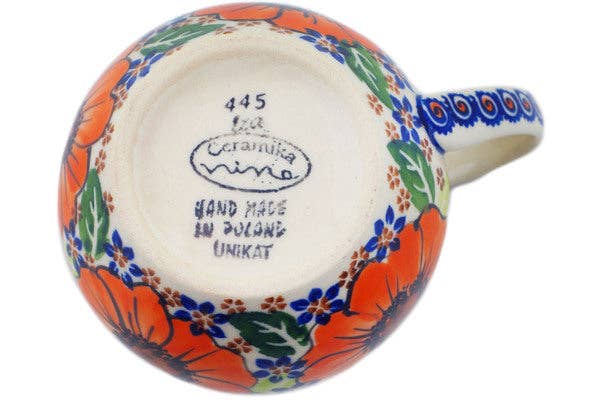 Bubble Mug 13 oz Orange Zinnia Theme