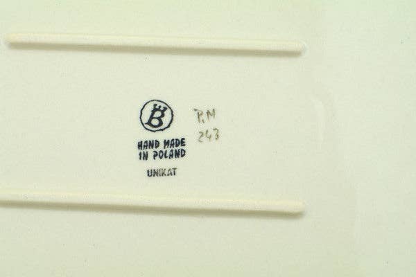 Rectangular Baker with Handles 15" Spring Country Trip Theme