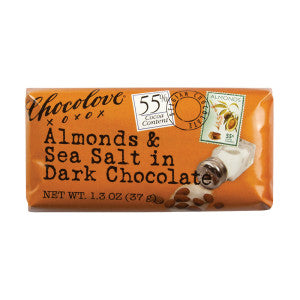 Chocolove Mini Chocolate Bar 1.3OZ- Dark Chocolate Almonds