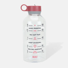 Load image into Gallery viewer, Built 74oz Motivational Bottle with Straw Lid
