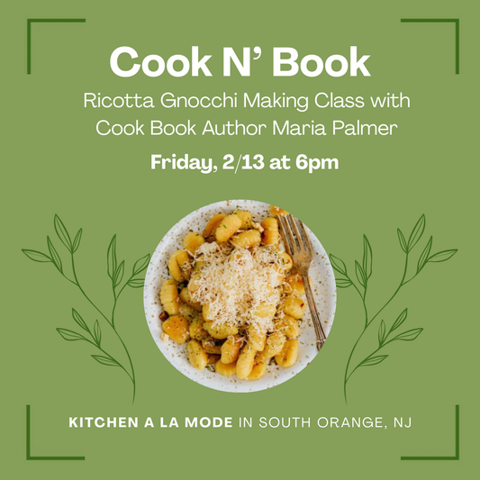 Gnocchi Cook n Book Event February 13th 6pm