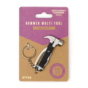 Hammer Multi Tool Key Chain
