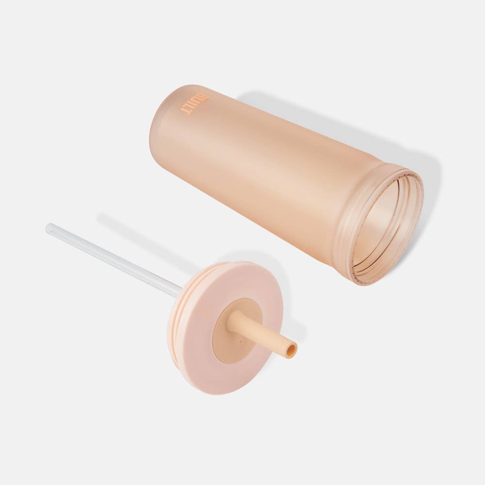 20oz Peach Straw Seal Bedford Tumbler