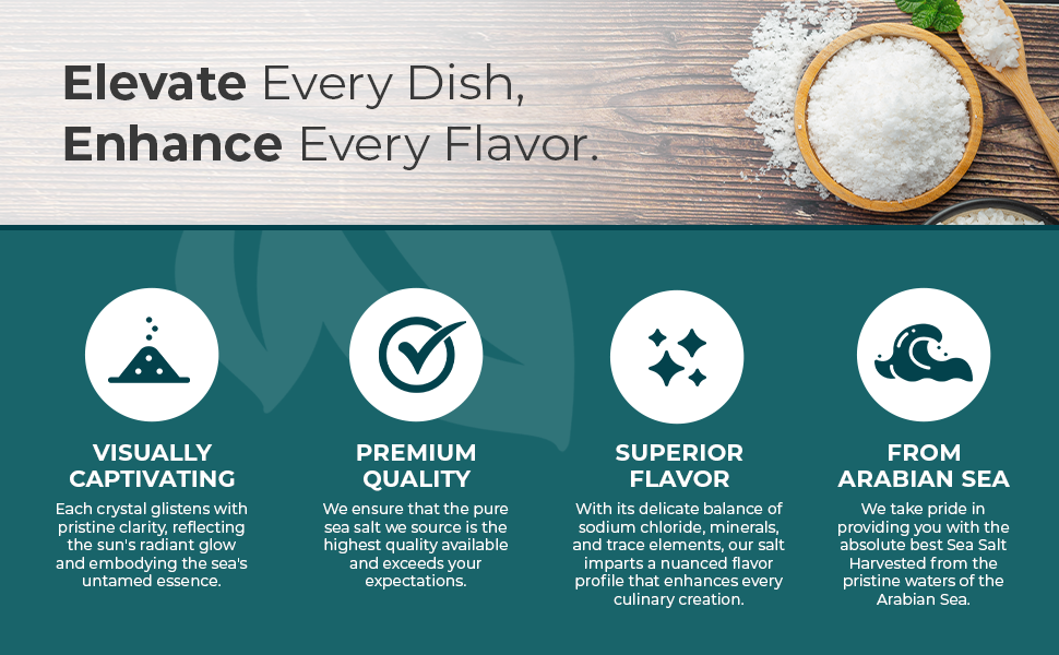 Pure Sea Salt, Coarse Grain, 2 lb Ideal For Salt Grinders