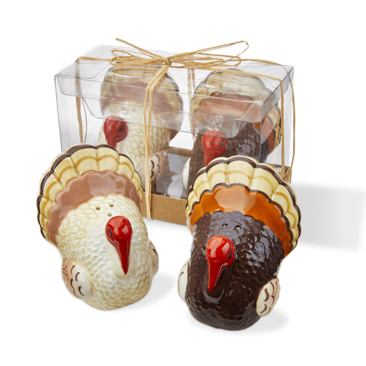 Thanksgiving Turkey Salt and Pepper Shaker Sets