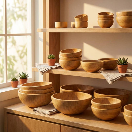 Bamboo Serving Bowl