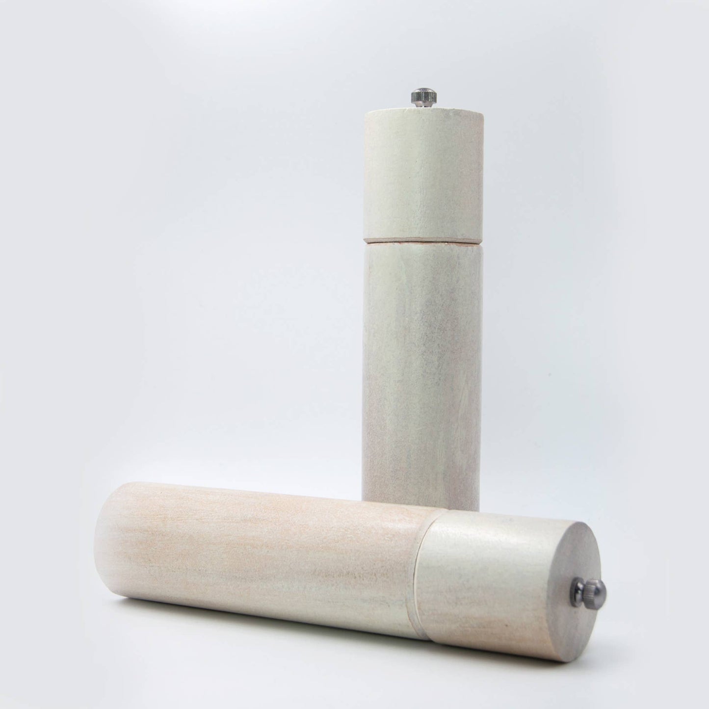 Artisan Wood White Mango Salt or Pepper Mill