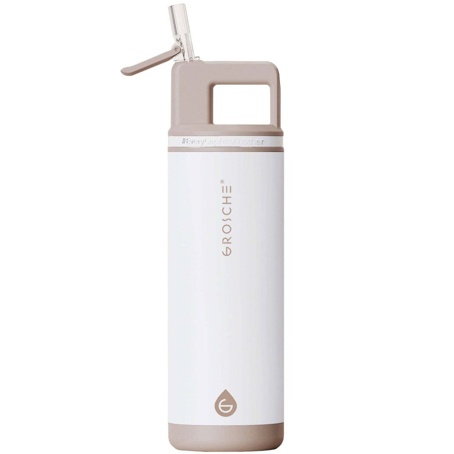 GROSCHE ALPINE Flip 'N Sip Leakproof 20oz Water Bottle