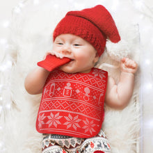 Load image into Gallery viewer, Dressed to Spill- Holiday Bib and Teether
