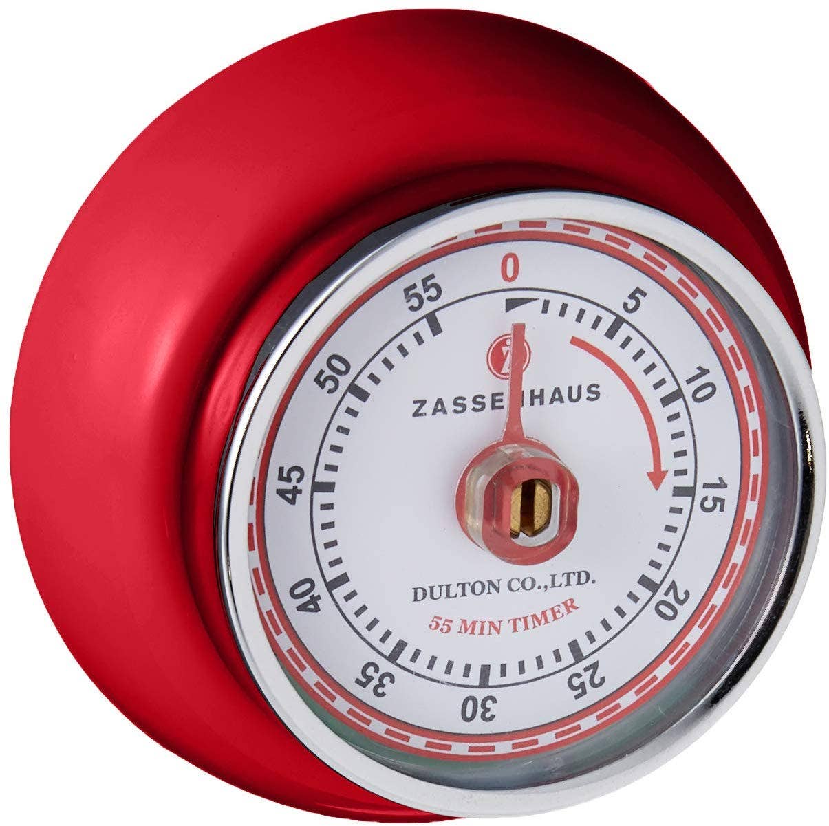 "Retro" Kitchen Timer, Red