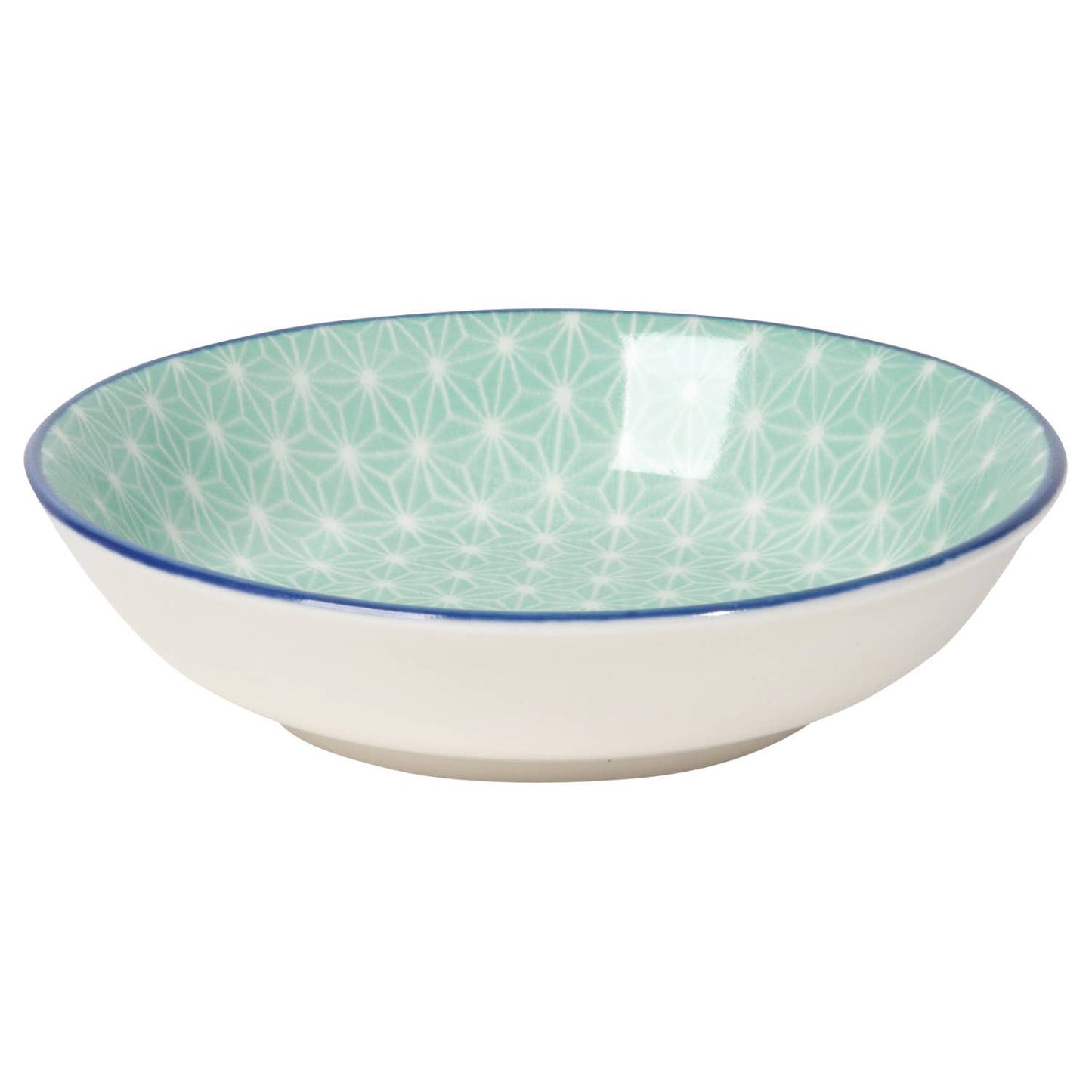 Aqua Stars Porcelain Dip Bowl