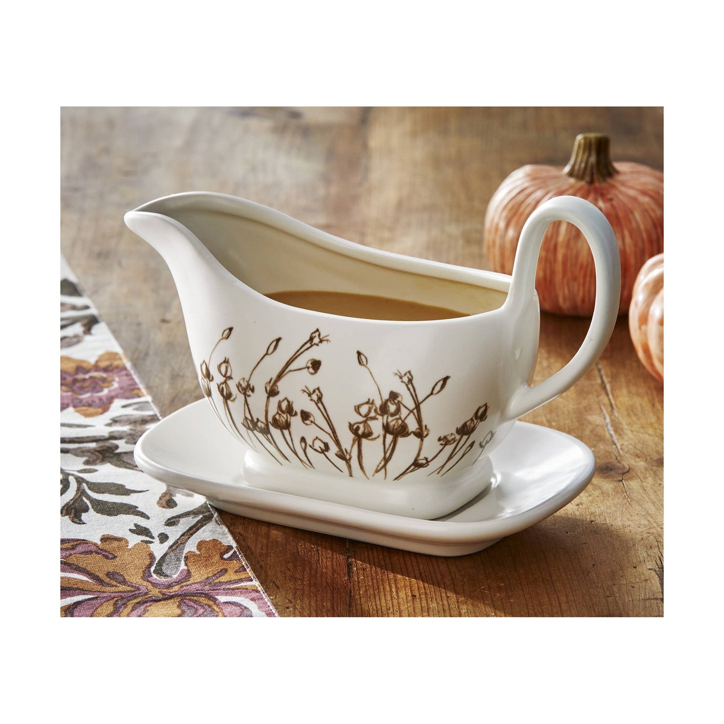Grateful Gathering Gravy Boat Set - Multi