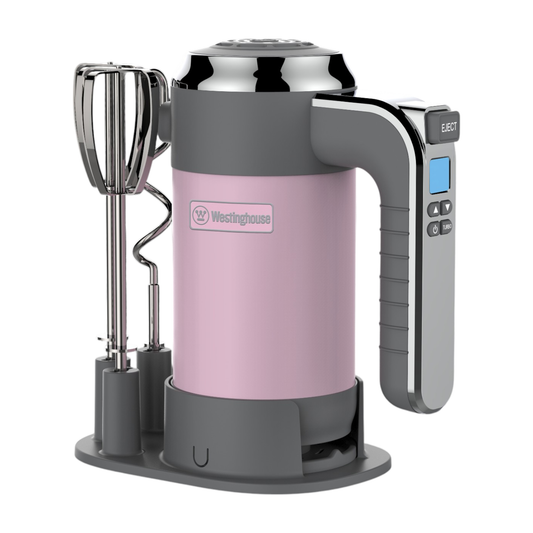 Westinghouse 5-Speed Hand Mixer with Base - Retro Series