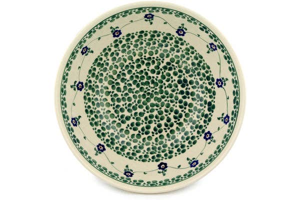 Bowl 9" Green Bubbles Theme