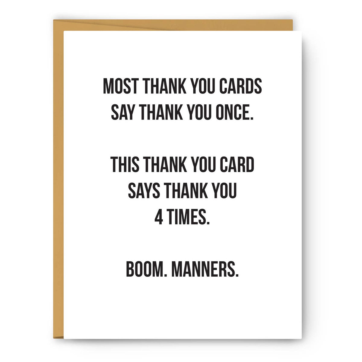 Most Thank You Cards Say Thank You Once - Thank You Card – Kitchen a la ...