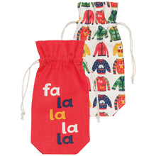 Load image into Gallery viewer, Holiday Wine Bags set of 2
