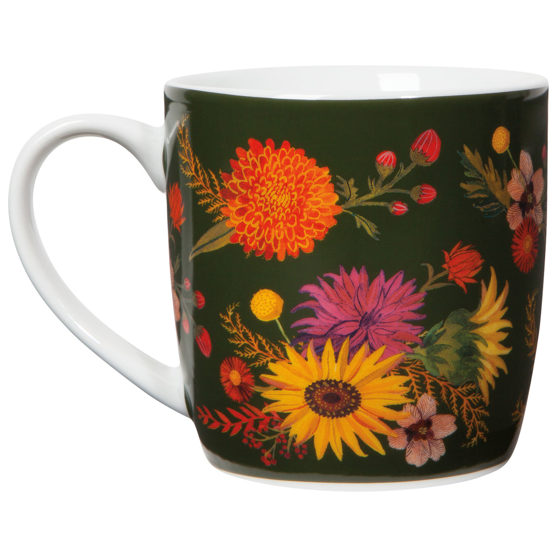 Sunflower Splendor Porcelain Mug