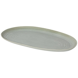 Aquarius Sage Oval Platter 10.5 inch