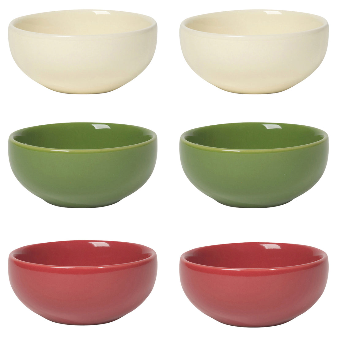 Holiday Pinch Bowls, Set of 6