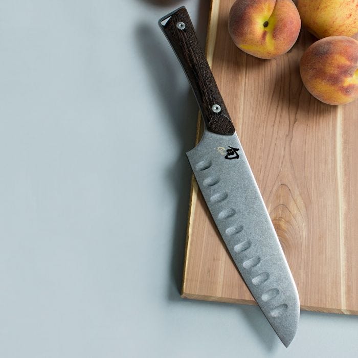 Kanso Hollow Ground Santoku 7"