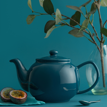 Load image into Gallery viewer, Teal Blue Teapot 2 cup
