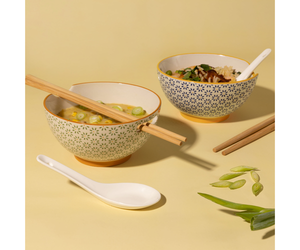 Set Of 2 Rice & Soup Bowl Set