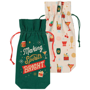 Holiday Wine Bags set of 2