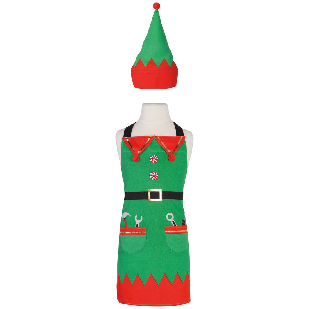 Christmas Daydream Kids Apron and Hat set