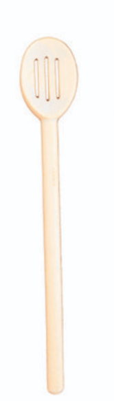 Beechwood Slotted Spoon 12"