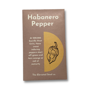 Habanero Hot Pepper Garden Seeds