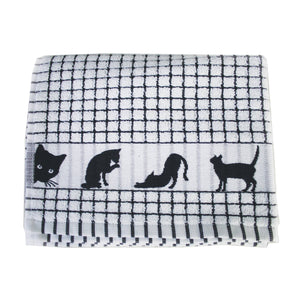 Poli-Dri Jacquard Tea Towel - Cat
