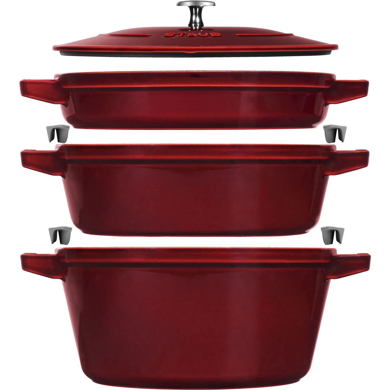 Staub Stackable 4 piece Dutch Oven Set