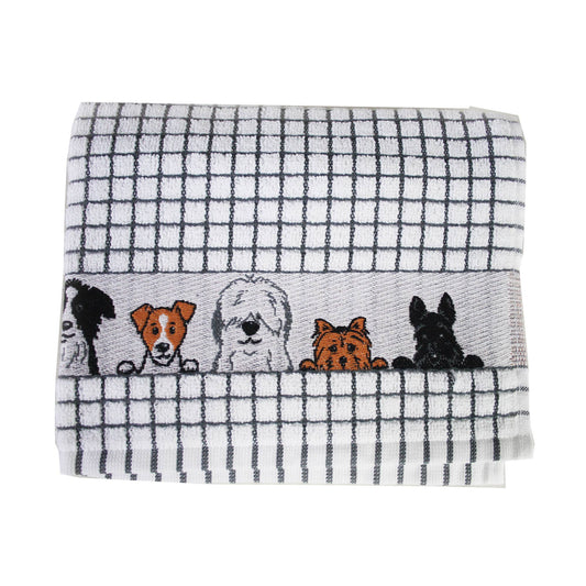 Poli-Dri Jacquard Tea Towel - Dog