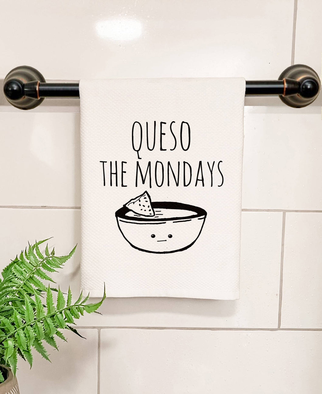 Queso The Monday's - Waffle Dish Towel