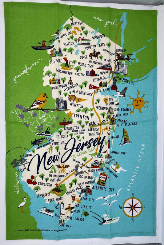 New Jersey Tea Towel