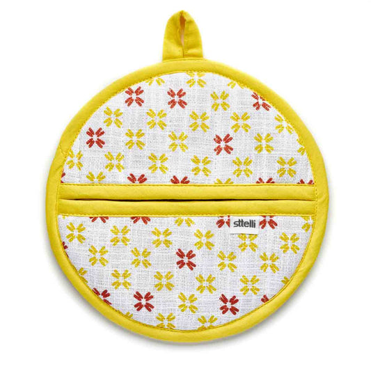 Bloom Potholder - Tangerine