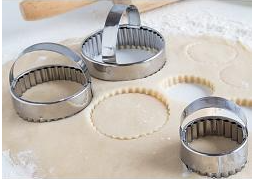 Biscuit Cutters, Crinkle Edge, Set of 3