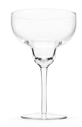 True Brands Margarita Glass