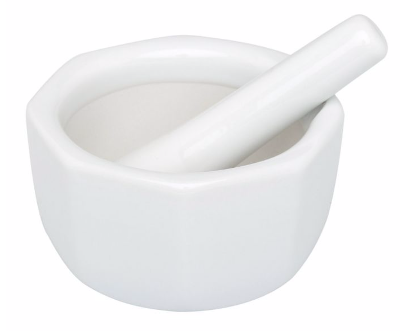 Mortar and Pestle, Octagonal