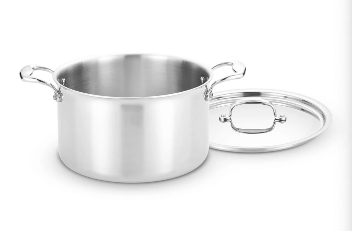 Stock Pot with Lid 8 Quart