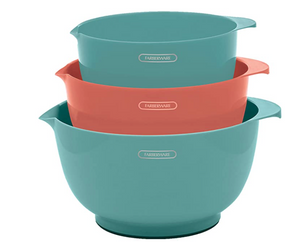 Farberware Professional Plastic Mixing Bowls, Set of 3
