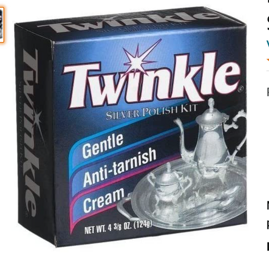 Malco Twinkle 4.4oz Silver Cleaner Polish Cream