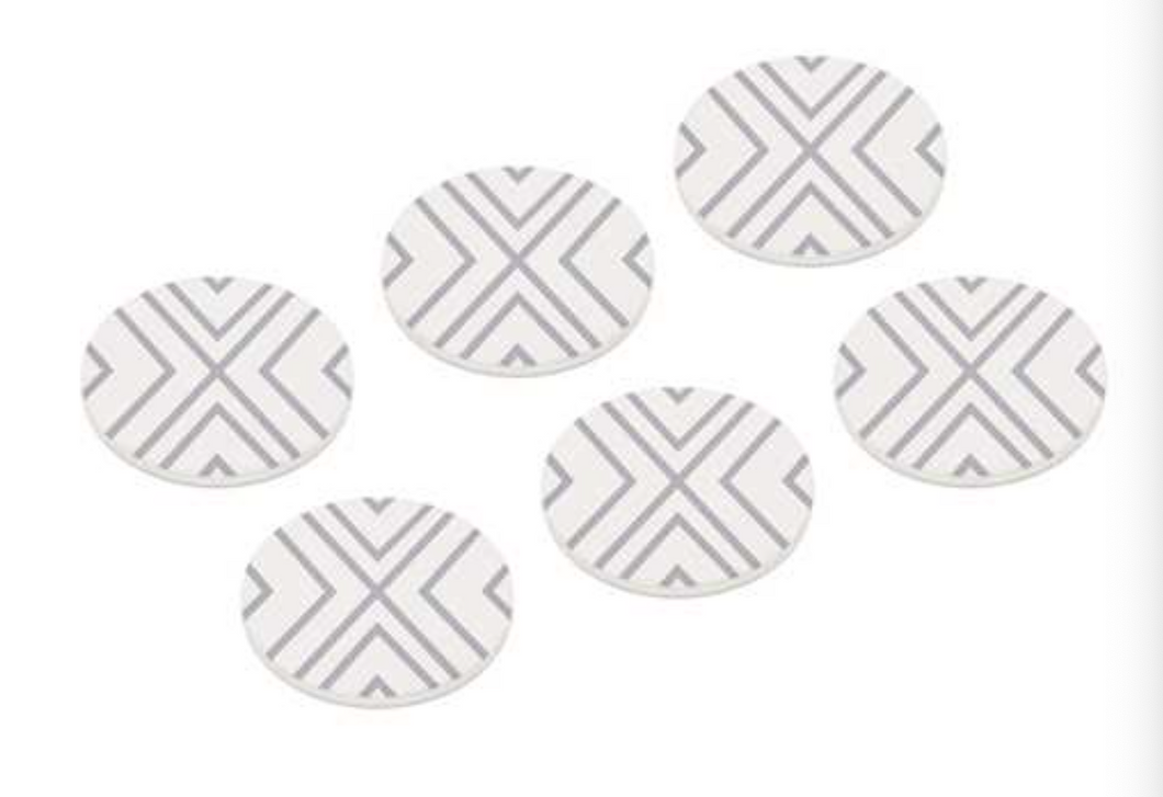 Geometric Pattern Coasters (Set of 6)